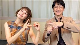 福山雅治 柴崎幸（圖／翻攝自福山雅治推特）