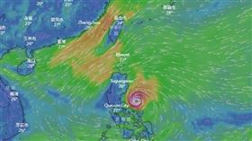 諾盧颱風。（圖／翻攝自NCDR 天氣與氣候監測網）
