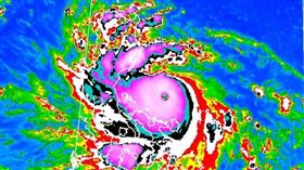 諾盧最新衛星雲圖曝。（圖／翻攝自鄭明典 臉書）