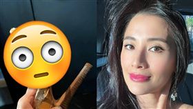 女星李蒨蓉臉書分享，光腳走在東區街頭的糗事。（圖／翻攝李蒨蓉臉書）