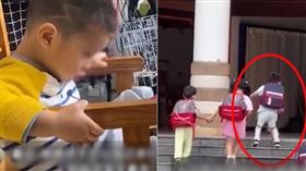 ▲大陸廣東省一名5歲男童，因患有腦性麻痺行動不便，為此男童的母親3年前辭去工作伴其復健。（圖／翻攝自微博／白鹿視頻）