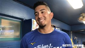 富邦悍將洋投富蘭戈飆出159公里火球。（圖／記者蔡厚瑄攝影）