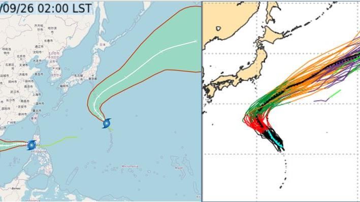 今起轉晴升溫！庫拉生成將「雙颱共舞」