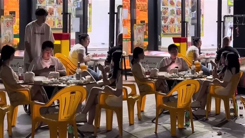 掰咖輪椅弟被推去正妹桌！反應笑翻全網