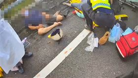 車禍,嘉義縣,仁義潭,追撞,小貨車,機車,爺孫嬤