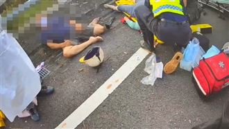 畫面曝光！爺孫嬤遭撞飛「天倫樂遭貨車狠斷」