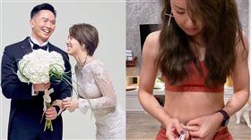 劉雨柔、老公黃育仁（圖／翻攝自臉書）