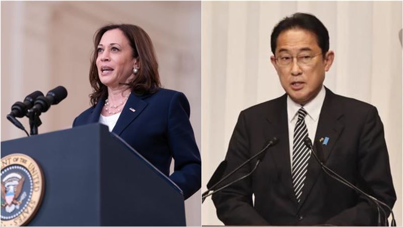 賀錦麗赴日弔安倍！與岸田共同譴責中國