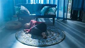 顏卓靈在《暗角》中哭到虛脫。（圖／華映提供）