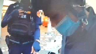 安全帽反戴遭攔查　男試圖吞毒滅證遭制伏