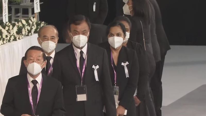 安倍國葬　我國獻花日本以「台灣」唱名