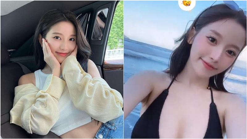 「北一女神」不藏了！曬比基尼火辣照
