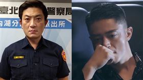 霍建華與警察哥哥霍建元。（圖／取自臉書、合成）