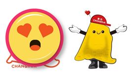 彰化吉祥物變被輾過的布丁　原版設計曝光（圖／翻攝自彰化社會處）