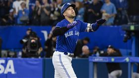 ▲「春天哥」史普林格（George Springer）敲出生涯第52支「首局首打席全壘打」。（圖／美聯社／達志影像）