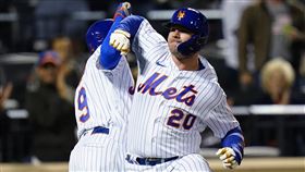 ▲阿隆索（Pete Alonso）敲出本季第40轟。（圖／美聯社／達志影像）