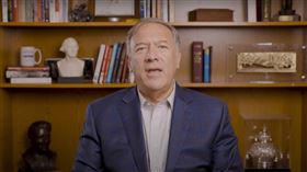 蓬佩奧拆穿中國對美國種族歧視謊言。（圖／翻攝自
Hudson Institute YouTube）