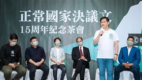 《正常國家決議文》15周年紀念茶會，林佳龍。（圖／林佳龍競辦提供)