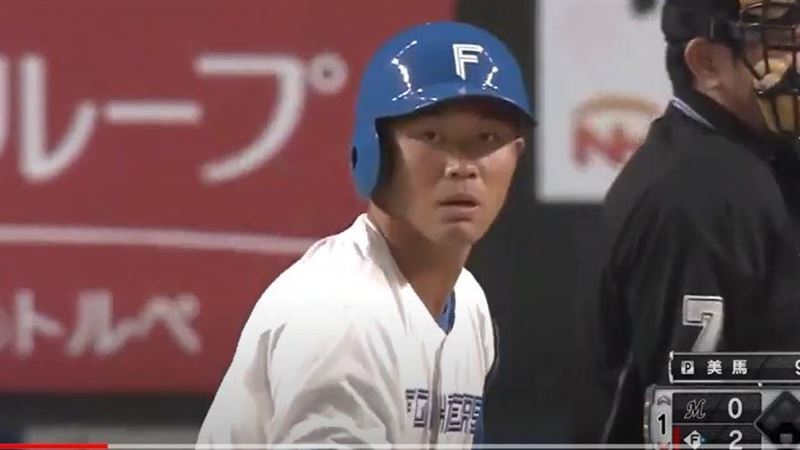 王柏融二壘打後退場　火腿告別札幌巨蛋