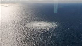 北溪3處天然氣外洩，最大直徑超過1公里。（圖／翻攝自Forsvaret）