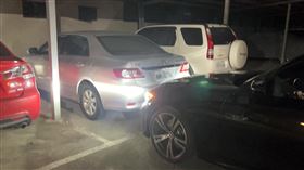 車位,停車,鎖車,私人,車主(翻攝自 爆廢公社)