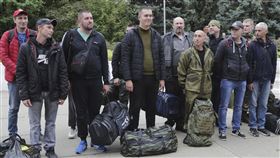 俄羅斯，徵召令，士兵年邁，白髮，普丁的爸爸軍團(圖／美聯社／達志影像)