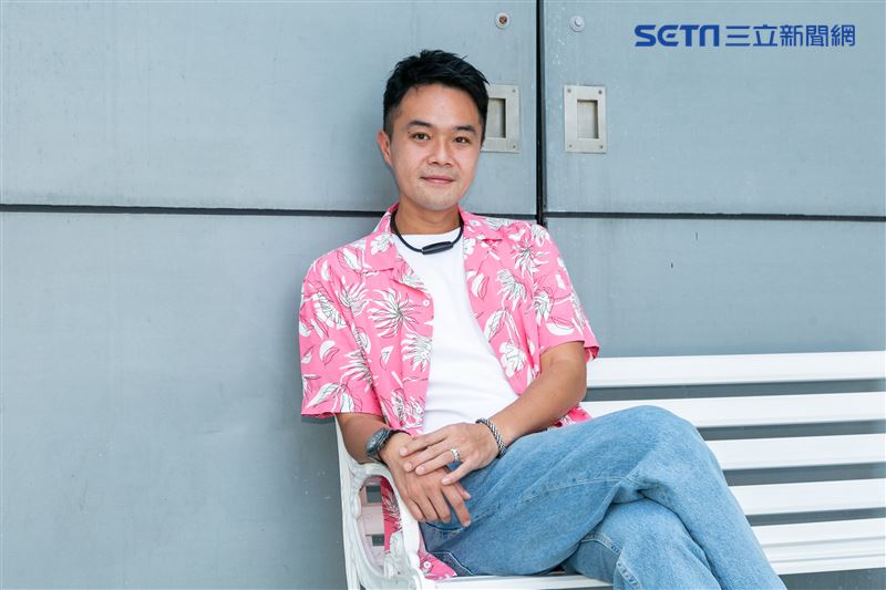 柯大堡三立新聞網專訪。（圖／記者楊澍攝影）