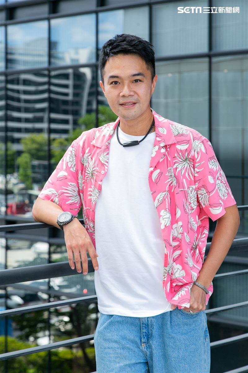 柯大堡三立新聞網專訪。（圖／記者楊澍攝影）