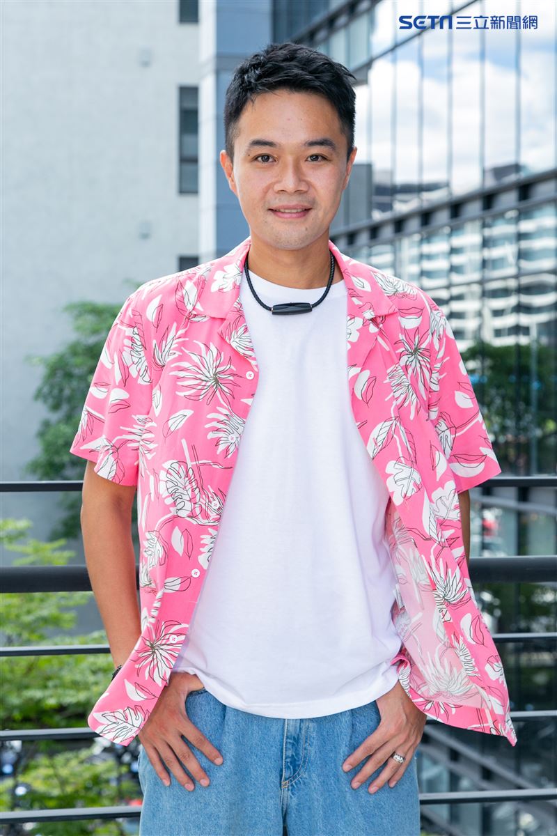 柯大堡三立新聞網專訪。（圖／記者楊澍攝影）