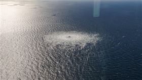 北溪3處天然氣外洩，最大直徑超過1公里。（圖／翻攝自Forsvaret）