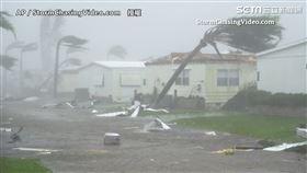 颶風伊恩 截圖AP／StormChasingVideo.com　授權
