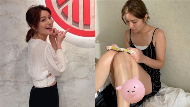 莎莎床上打電動　美腿忘情打開內在美走光
