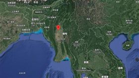 緬甸地震 規模5.6（圖／翻攝自Google Map）