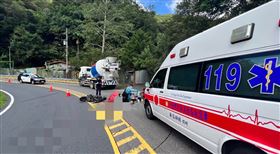 北宜公路、A1車禍、血跡、騎士命危