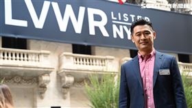 ▲Kymco董事長柯勝峯親自到紐約證交所參加上市敲鐘儀式。（圖／鍾釗榛攝影）