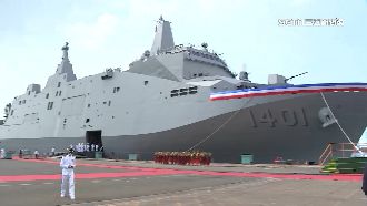 玉山艦交艦　蔡英文讚朝國艦國造目標邁進