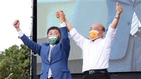 蘇貞昌出席陳時中競總成立大會（圖／記者楊澍攝影）