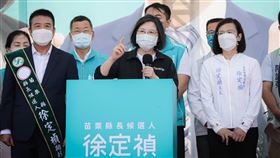 蔡英文、賴清德、鄭文燦、賴品妤出席徐定禎競選總部成立大會（圖／民進黨提供）