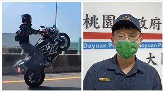 重機「翹孤輪」西濱狂飆　警方要辦了