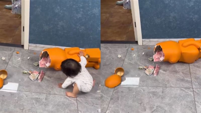女兒打破巨大公仔　爸私房錢曝光臉綠慘
