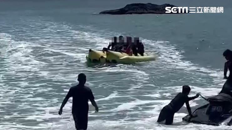 潛水客漂墾丁外海被救　畫面網笑：高CP值