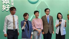 陳時中新發言人團隊：羅浚暄、陳品潔、林聿禪、莊均緯(圖/陳時中競總提供)