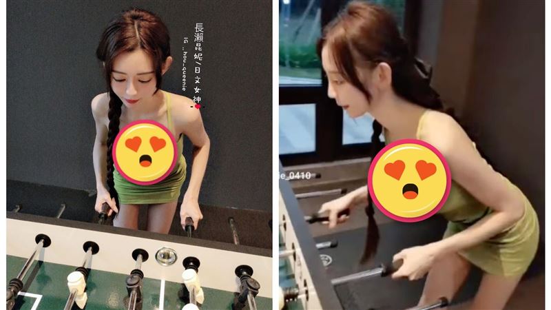 長瀨昆妮打球6秒影片超晃　上帝視角更暈