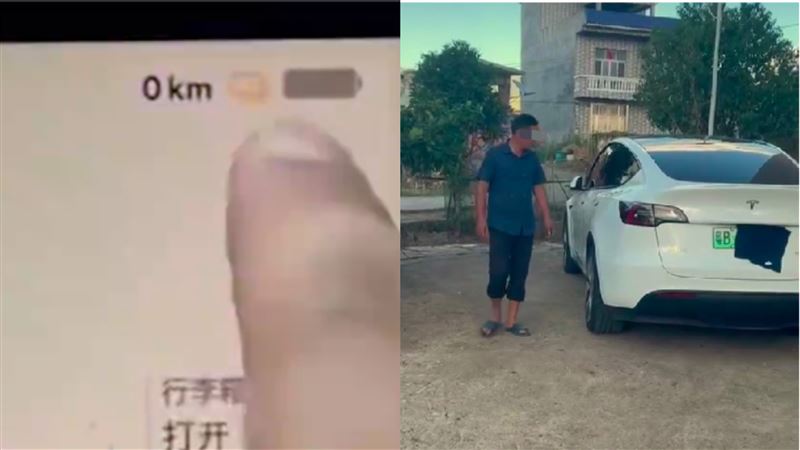 高速公路塞車24小時　特斯拉沒電他崩潰