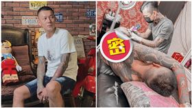  刺青只穿三角褲！鳳梨「下面露出來」粉絲臉紅：看到19.5公分了 （圖／翻攝自鳳梨臉書）