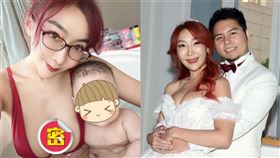 ▲李宓日前補辦婚宴。（圖／記者邱榮吉攝影）