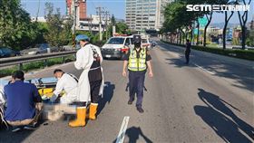 死亡車禍,輾壓,騎士,汐止,翻攝畫面