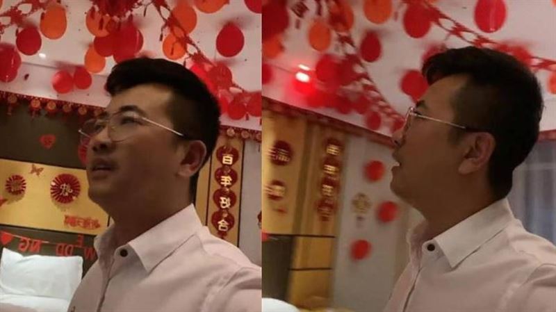 單身男出差住酒店　卻被安排睡「新婚房」