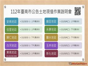 台南市於10月3日至5日召開公告土地現值說明會 黃偉哲歡迎各界人士踴躍參加(圖/台南市政府)