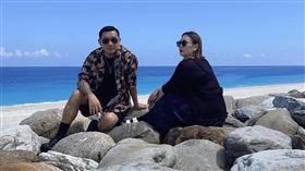 杜汶澤（左）攜愛妻女星田蕊妮環島8天。（圖／翻攝自杜汶澤臉書）